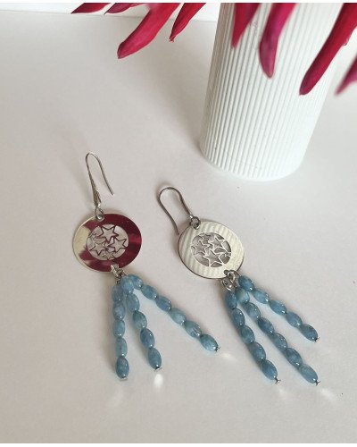 Pendientes Estrellas Azules