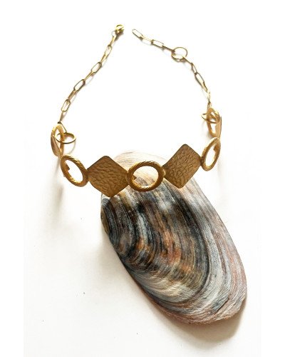 GARGANTILLA ROMBOS Y CÍRCULOS