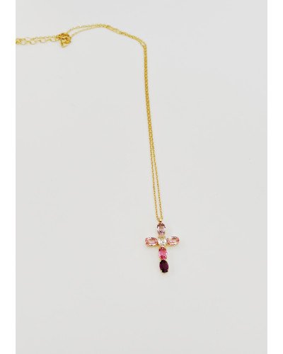 CRUZ COLORES FUCSIA Y ROSA