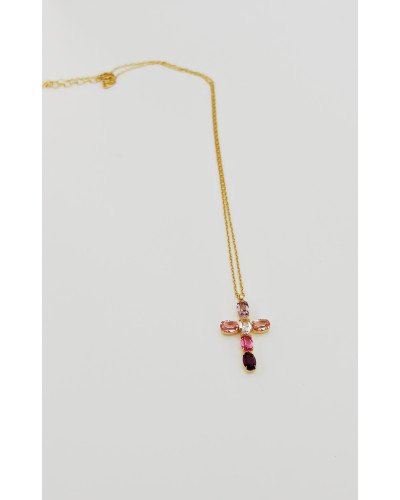 CRUZ COLORES FUCSIA Y ROSA