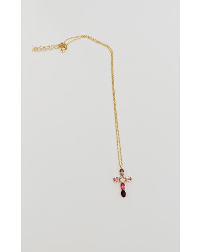 CRUZ COLORES FUCSIA Y ROSA