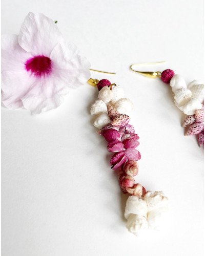 PENDIENTES CARACOLES COLOR