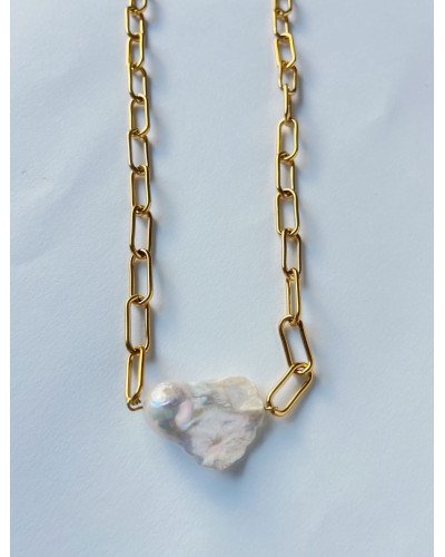 Gargantilla choker Perla barroca