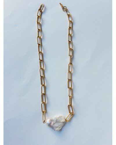 Gargantilla choker Perla barroca