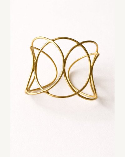 Brazalete dorado grande