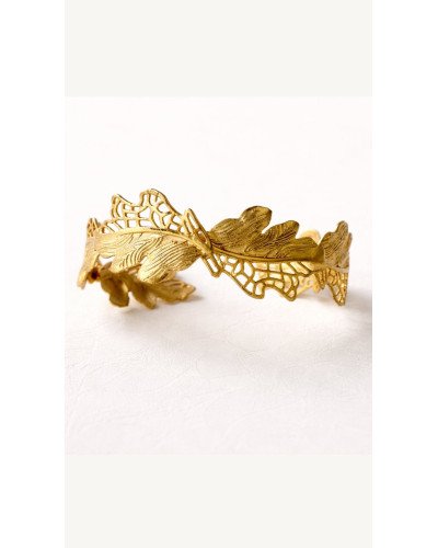 BRAZALETE HOJAS PERFORADAS