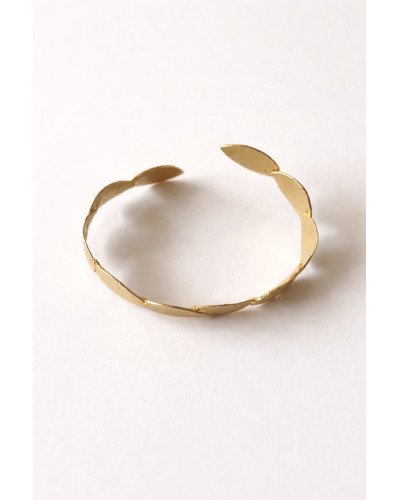 BRAZALETE HOJAS DORADAS