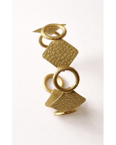 Pulsera rombos y círculos