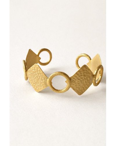 Pulsera rombos y círculos