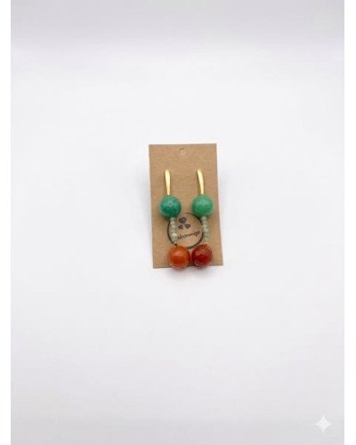 Pendientes campo naranja