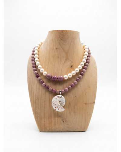Collar Nieve Rosa