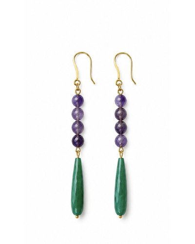 Pendientes campo de lavanda