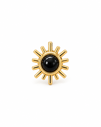 Anillo estrella negra